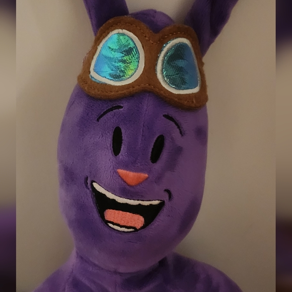 Mim Mim From "Kate & Mim Mim Stuffed Rabbit with Sounds Purple - Picture 3 of 8